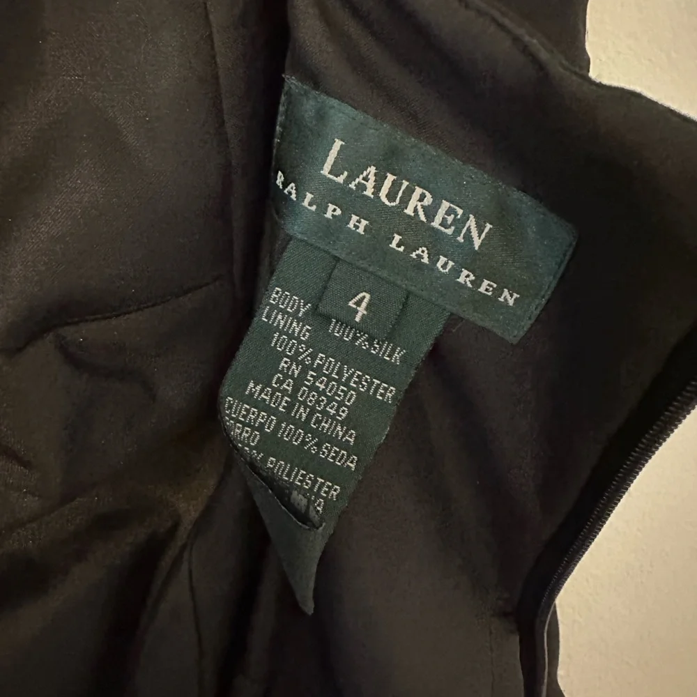 Lauren Ralph Lauren Strapless Black Cocktail Gown - size 4 - Picture 6 of 6